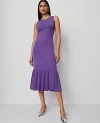 Ann Taylor Ruffle Hem Midi Dress