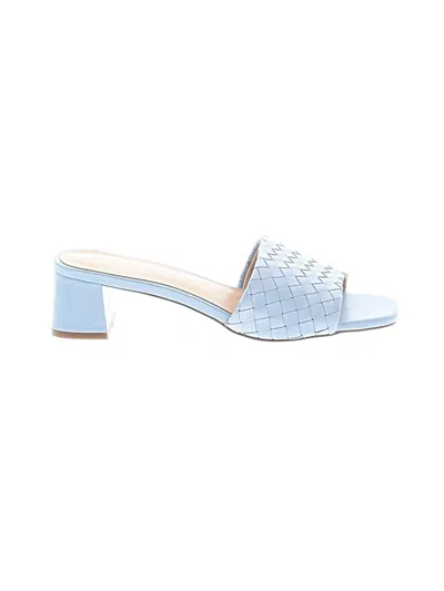 Pre-owned Ann Taylor Sandals In Blue
