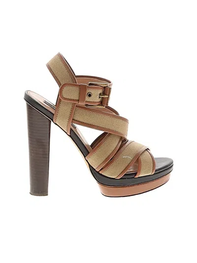 Pre-owned Ann Taylor Sandals In Brown