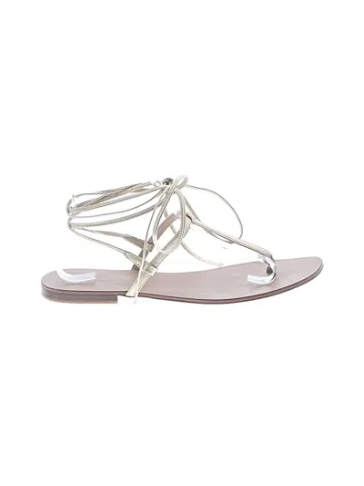 Pre-owned Ann Taylor Sandals In Ivory