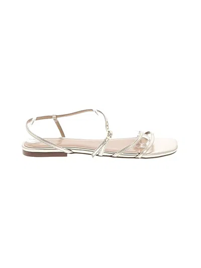 Pre-owned Ann Taylor Sandals In Ivory