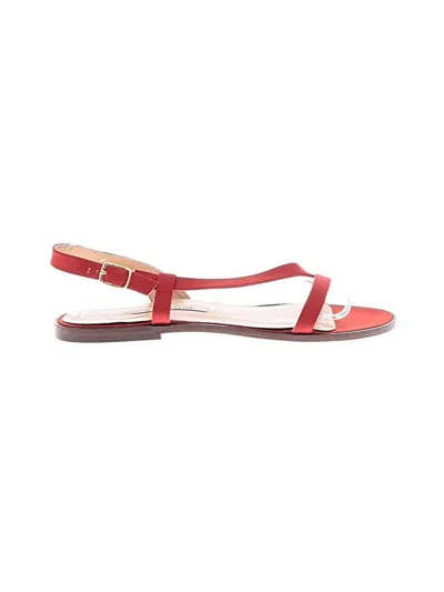 Pre-owned Ann Taylor Sandals In Red