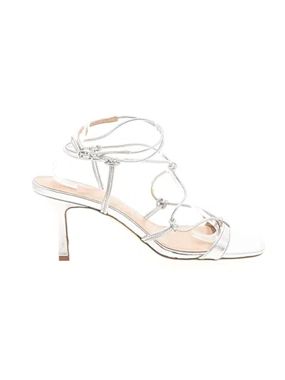 Pre-owned Ann Taylor Sandals In White
