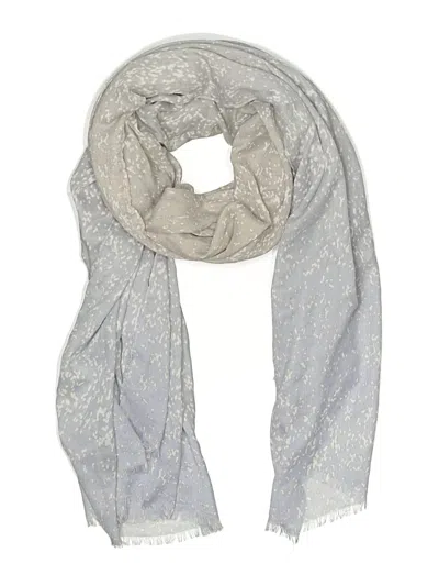 Pre-owned Ann Taylor Scarf In Blue