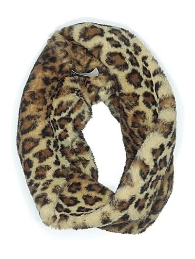 Pre-owned Ann Taylor Scarf In Brown