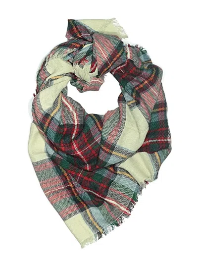 Pre-owned Ann Taylor Scarf In Green