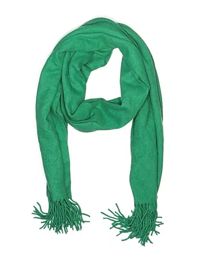 Pre-owned Ann Taylor Scarf In Green