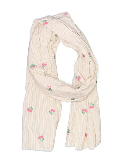 Pre-owned Ann Taylor Scarf In Ivory