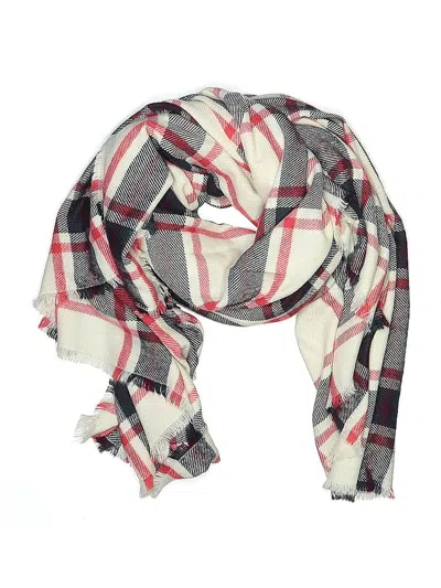 Pre-owned Ann Taylor Scarf In White