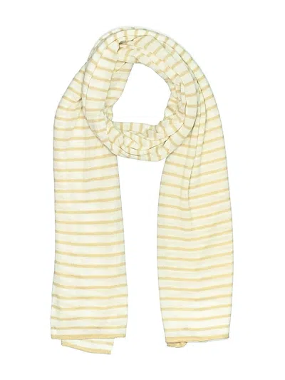 Pre-owned Ann Taylor Scarf In White