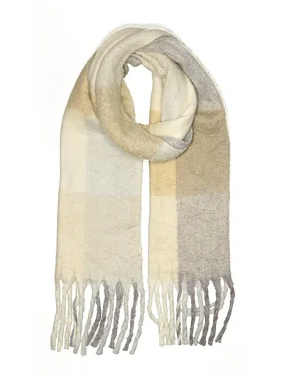 Pre-owned Ann Taylor Scarf In White