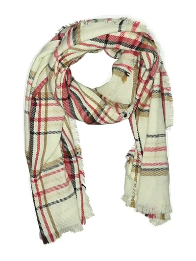 Pre-owned Ann Taylor Scarf In White