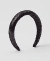 Ann Taylor Sequin Headband In Black