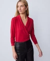 Ann Taylor Shawl Collar Draped Blouse