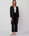 Ann Taylor Shawl Collar Duster In Black