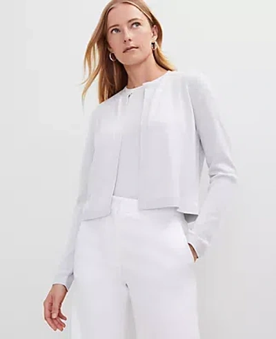 Ann Taylor Shimmer Open Cardigan