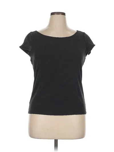 Pre-owned Ann Taylor Short Sleeve T-shirt In Black