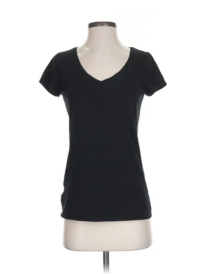 Pre-owned Ann Taylor Short Sleeve T-shirt In Black