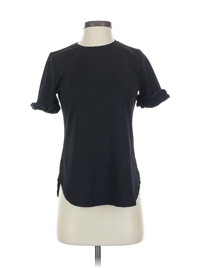 Pre-owned Ann Taylor Short Sleeve T-shirt In Black