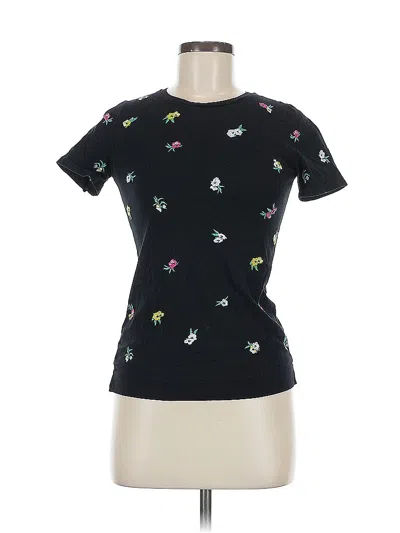 Pre-owned Ann Taylor Short Sleeve T-shirt In Black