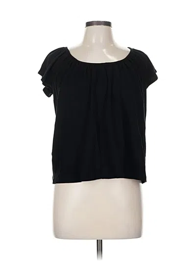 Pre-owned Ann Taylor Short Sleeve T-shirt In Black