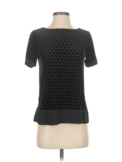 Pre-owned Ann Taylor Short Sleeve T-shirt In Black