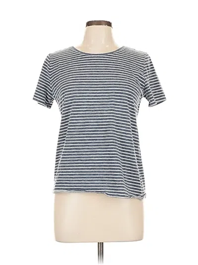 Pre-owned Ann Taylor Short Sleeve T-shirt In Blue