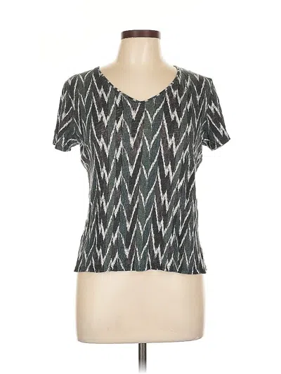 Pre-owned Ann Taylor Short Sleeve T-shirt In Green