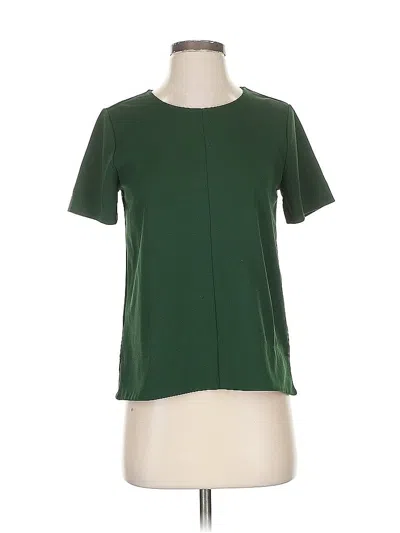 Pre-owned Ann Taylor Short Sleeve T-shirt In Green