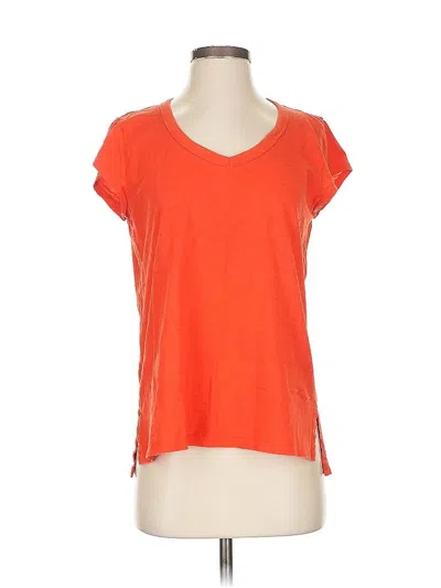 Pre-owned Ann Taylor Short Sleeve T-shirt In Orange