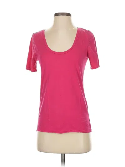 Pre-owned Ann Taylor Short Sleeve T-shirt In Pink