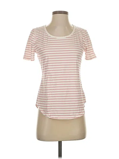 Pre-owned Ann Taylor Short Sleeve T-shirt In Pink