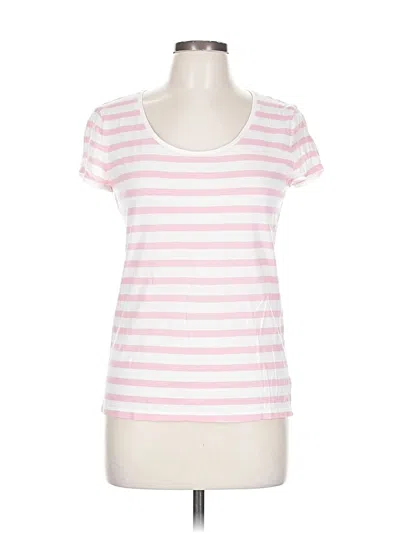 Pre-owned Ann Taylor Short Sleeve T-shirt In Pink