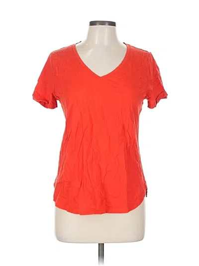Pre-owned Ann Taylor Short Sleeve T-shirt In Red