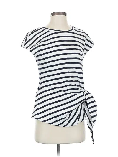 Pre-owned Ann Taylor Short Sleeve T-shirt In White