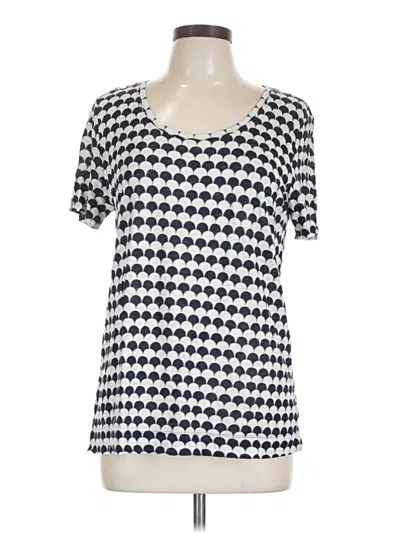 Pre-owned Ann Taylor Short Sleeve T-shirt In White