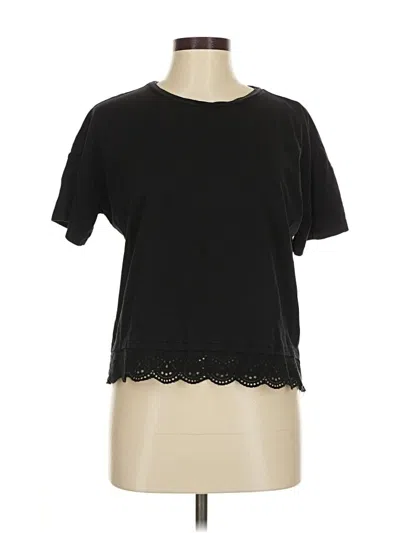 Pre-owned Ann Taylor Short Sleeve T-shirt In Black