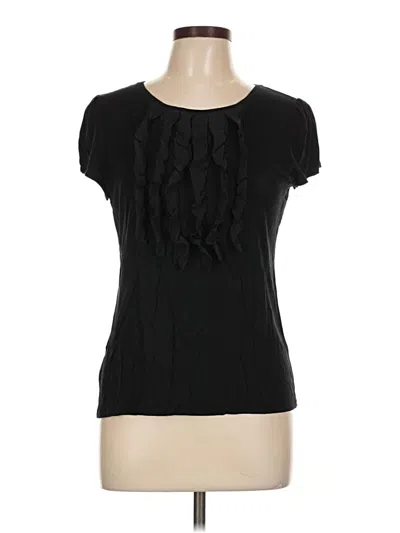 Pre-owned Ann Taylor Short Sleeve T-shirt In Black