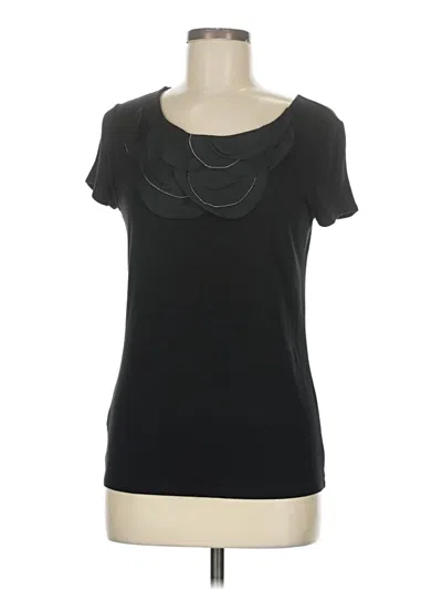 Pre-owned Ann Taylor Short Sleeve T-shirt In Black