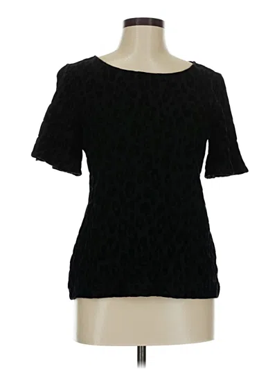 Pre-owned Ann Taylor Short Sleeve T-shirt In Black