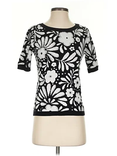 Pre-owned Ann Taylor Short Sleeve T-shirt In Black