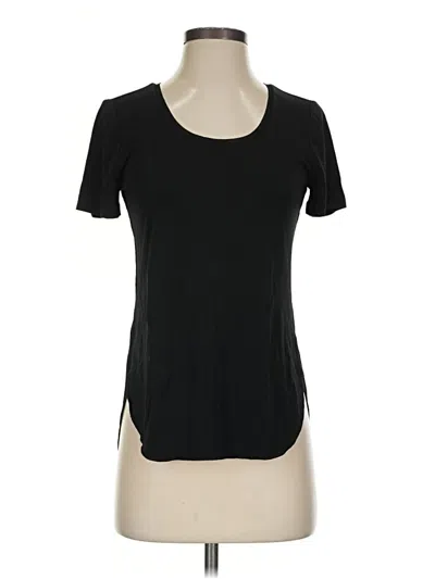 Pre-owned Ann Taylor Short Sleeve T-shirt In Black