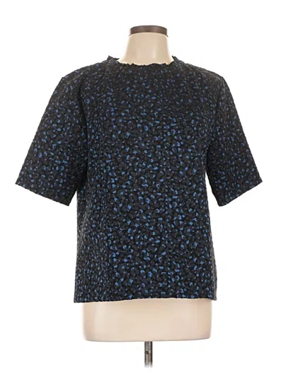 Pre-owned Ann Taylor Short Sleeve T-shirt In Blue