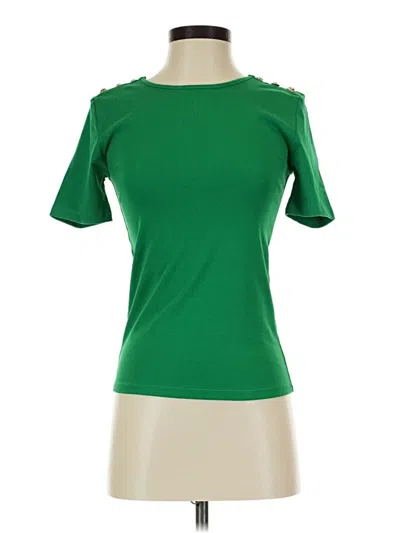 Ann Taylor Short Sleeve T-shirt In Green