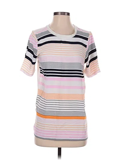 Pre-owned Ann Taylor Short Sleeve T-shirt In Pink