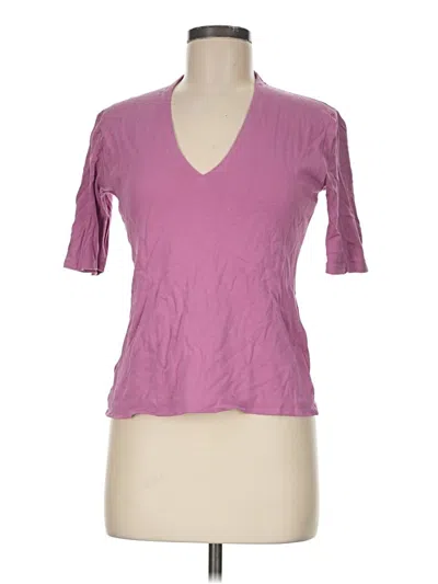 Pre-owned Ann Taylor Short Sleeve T-shirt In Pink