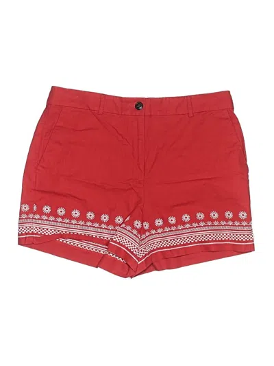 Pre-owned Ann Taylor Shorts In Red