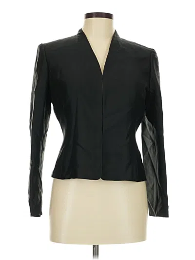 Pre-owned Ann Taylor Silk Cardigan Sweater In Black