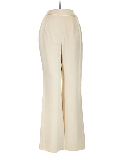 Pre-owned Ann Taylor Silk Pants In Ivory