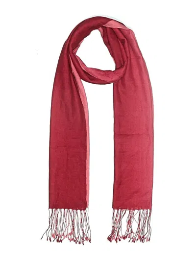 Pre-owned Ann Taylor Silk Scarf In Pink